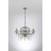 Tamara Iron & Crystal 8 Light Chandelier